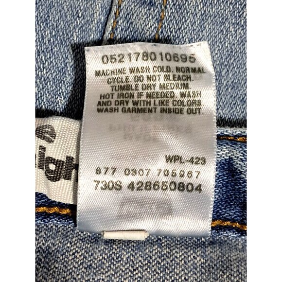 Boys Levis 569 Jeans Loose Straight Distressed Size 18 Regular Blue Denim - Picture 13 of 13